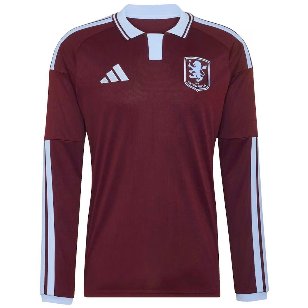 camisa-aston-villa-vermelho-vinho-2026-27-home-i-masculina-manga-longa Camisa Aston Villa Vermelho Vinho 2026/27 Home I Manga Longa