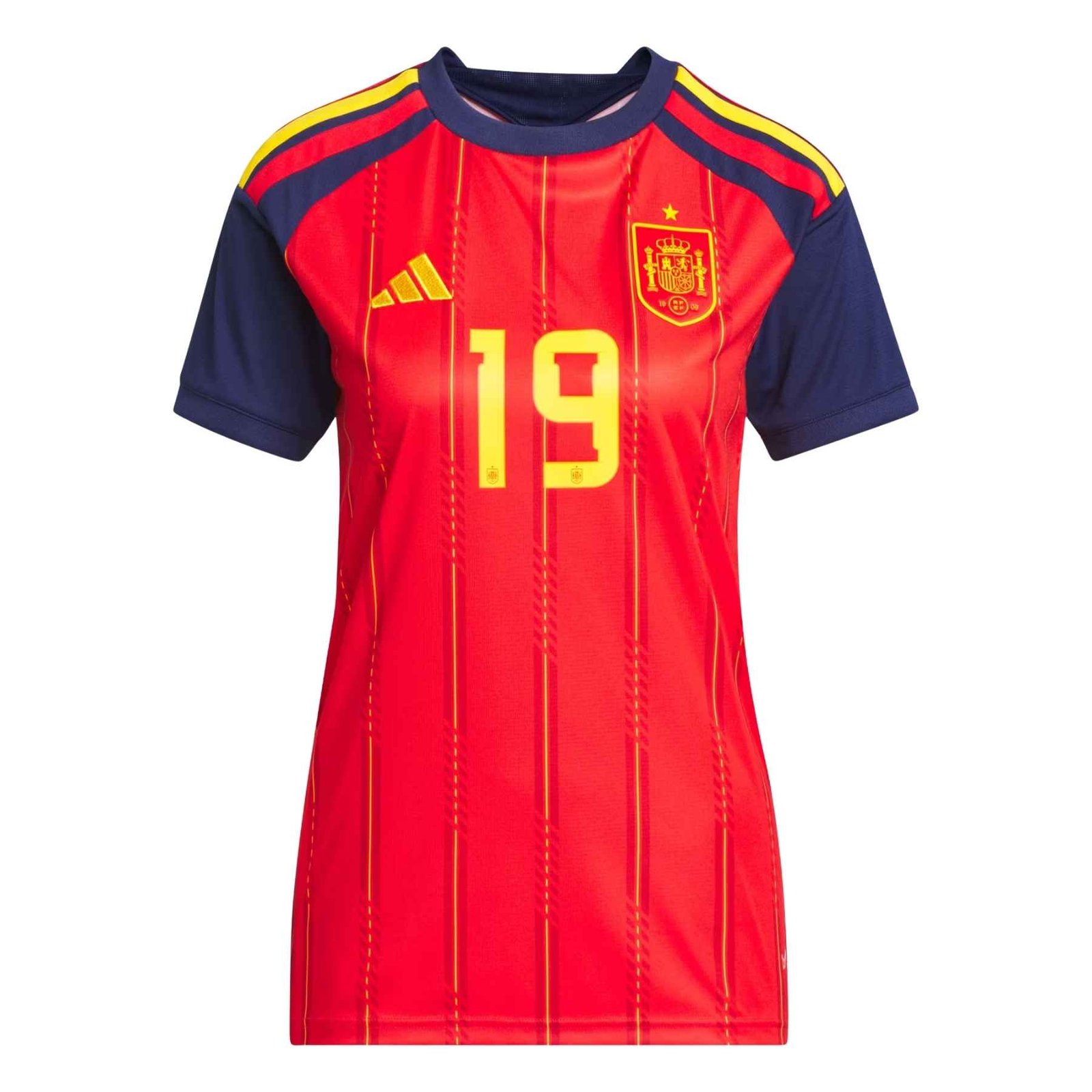 camisa-espanha-vermelha-copa-lamine-yamal-19-2026-27-home-feminina (1) Camisa Espanha Vermelho Copa Lamine Yamal 2026/27 Home I Feminina