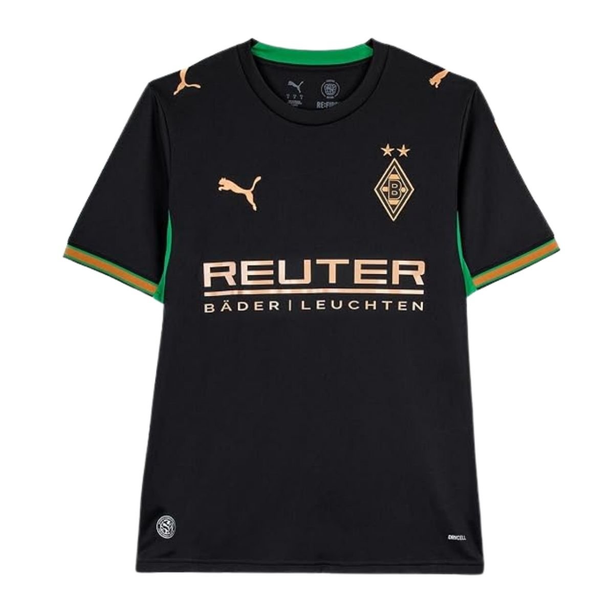camisa-monchengladbach-preto-2026-27-away-masculino Camisa Borussia Mönchengladbach Preta 2026/27 Away II Masculina