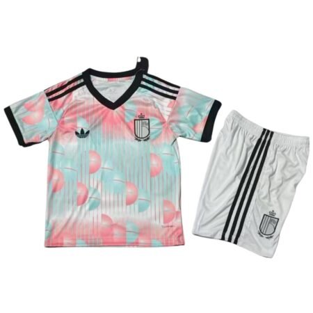 Kit Infantil Bélgica Branca  2026/27 Away II Unissex