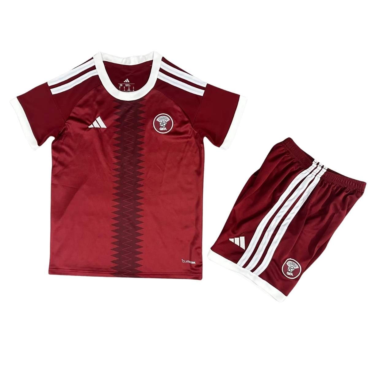 kit-infantil-catar-vermelha-copa-2026-27-home-i-unissex Kit Infantil Catar Vermelha Copa 2026/27 Home I Unissex