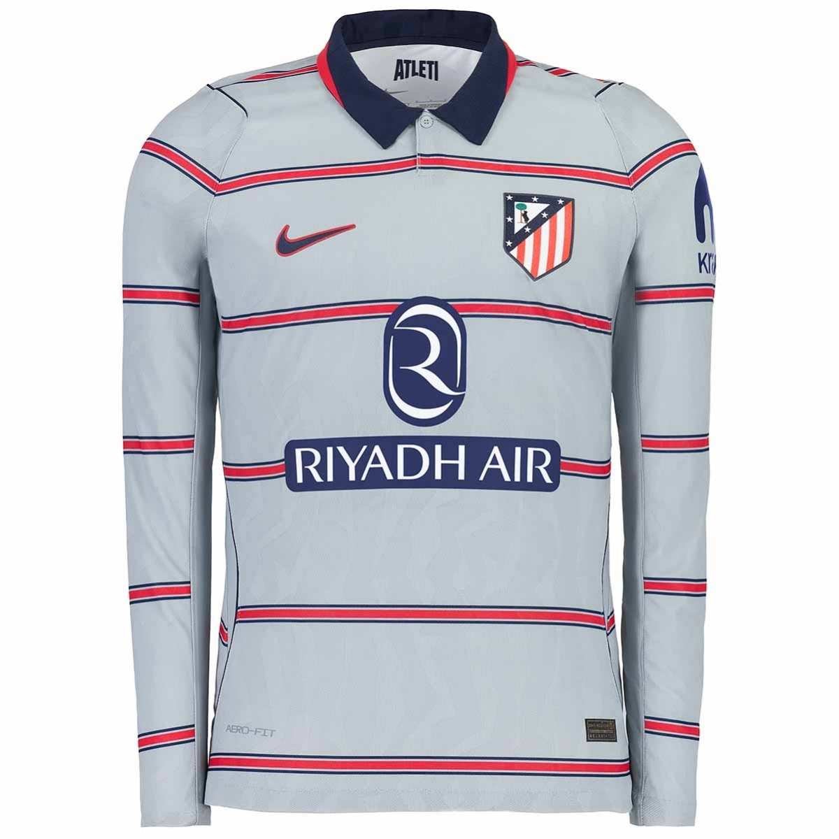 camisa-Atletico-de-madrid-cinza-2026-27-polo-third-manga-longa Camisa Atlético de Madrid Cinza Polo 2026/27 Third III Manga Longa