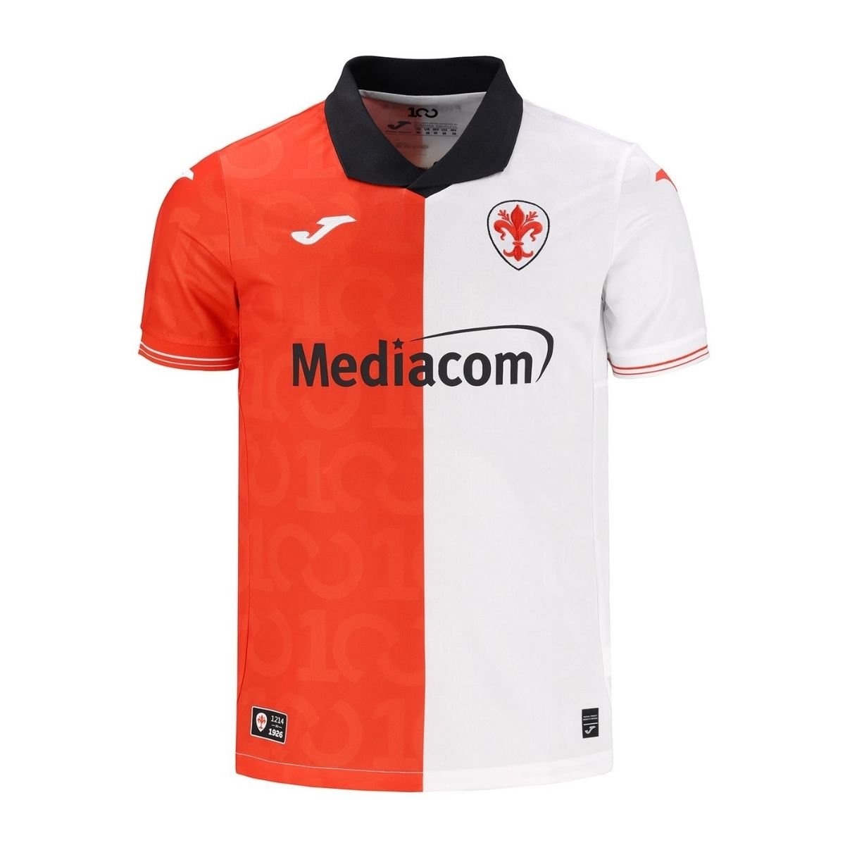 camisa-acf-Fiorentina-branca-laranja-2026-27-centenario-masculina Camisa AFC Fiorentina Branca/Laranja 2026/27 Centenário Masculina
