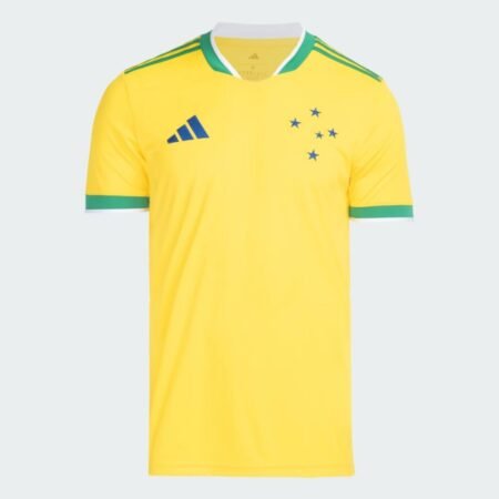 Camisa Cruzeiro Amarela 2026/27 Brasil Arquibancada Masculina