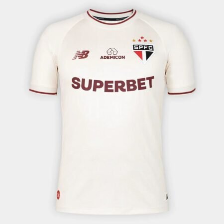 Camisa São Paulo Branca 2026/27 Terceira III Masculina