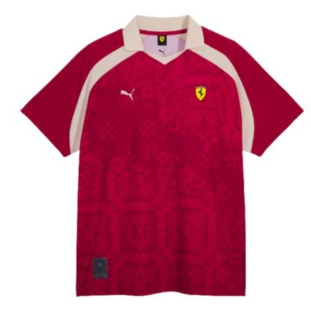 Camisa Scuderia Ferrari Singapura Vermelha 2026/27 F1 Tem Masculina