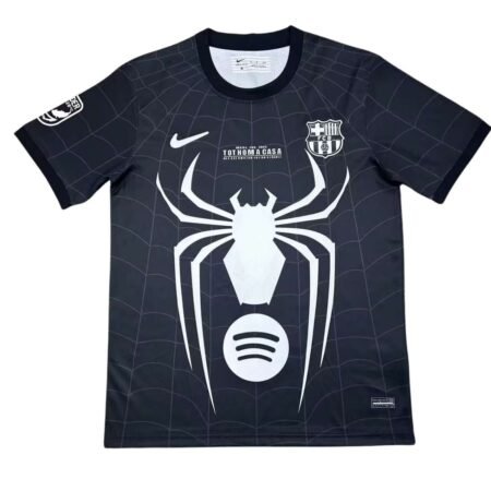 Camisa Barcelona Preta Homem Aranha 2026/27 Especial Spider Masculina