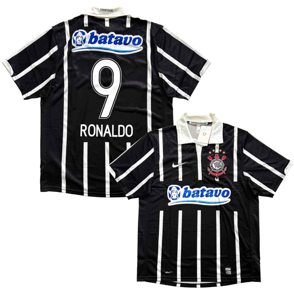 camisa-corinthians-preta-2009-10-reserva-batavo-ronaldo-9-masculina Camisa Corinthians Preta 2009/10 Ronaldo #9 Batavo Retrô Masculina