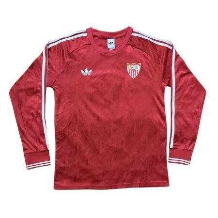 Camisa Sevilla FC Vermelho 2026/27 Manga Longa Adidas Originals
