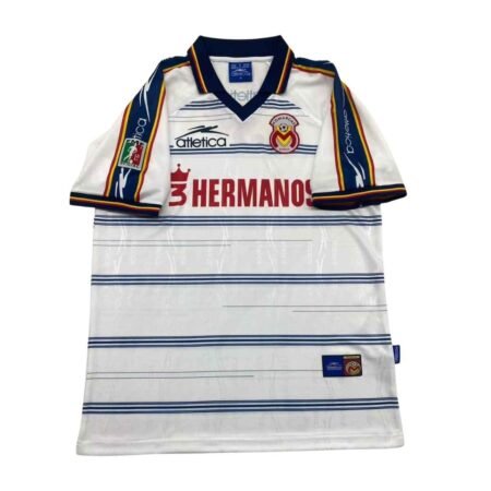 Camisa Club Atlético Morelia Branca 1999/00 Away II Masculina