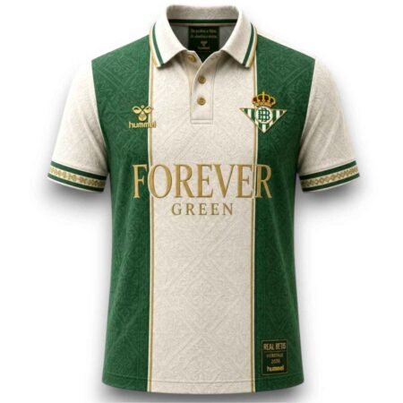 Camisa Real Bétis Verde/Branca 2026/27 Especial Masculina