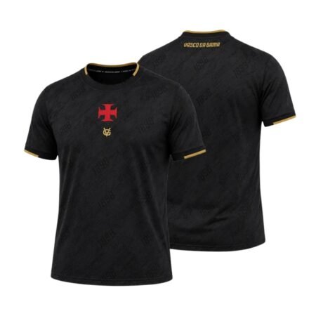 Camisa Vasco da Gama Gigante de Ouro Preta 2026/27 Especial Masculina